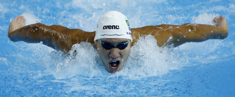 Com garra e talento, atletas patrocinados pela arena representam o Brasil no Mundial de Natação